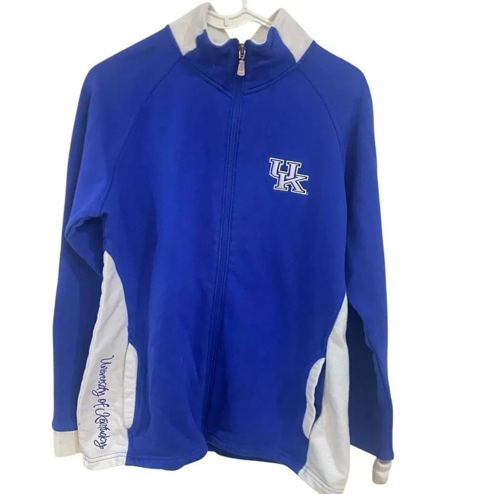 Champion full zip XL university of Kentucky embroidered blue white